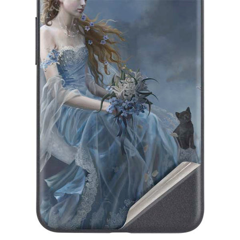 Fairy with Black Cat Sitting on Moon by Nene Thomas Google Pixel 5a Skin